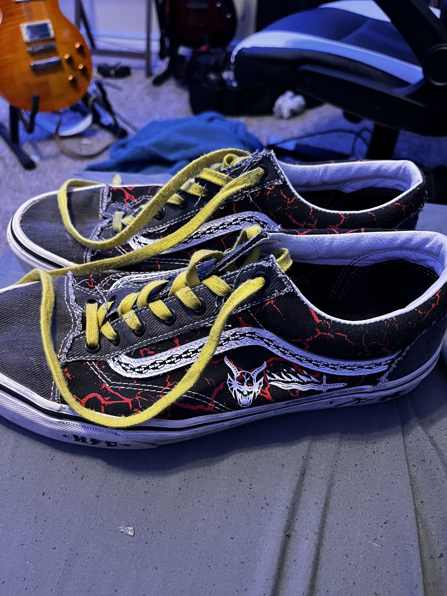 Stranger Things X Vans Style 36 Hellfire club shoes size 11