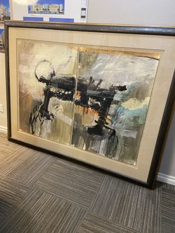 Original artwork professionally framed. 78”w x 61”h. $100 ($1200 value)