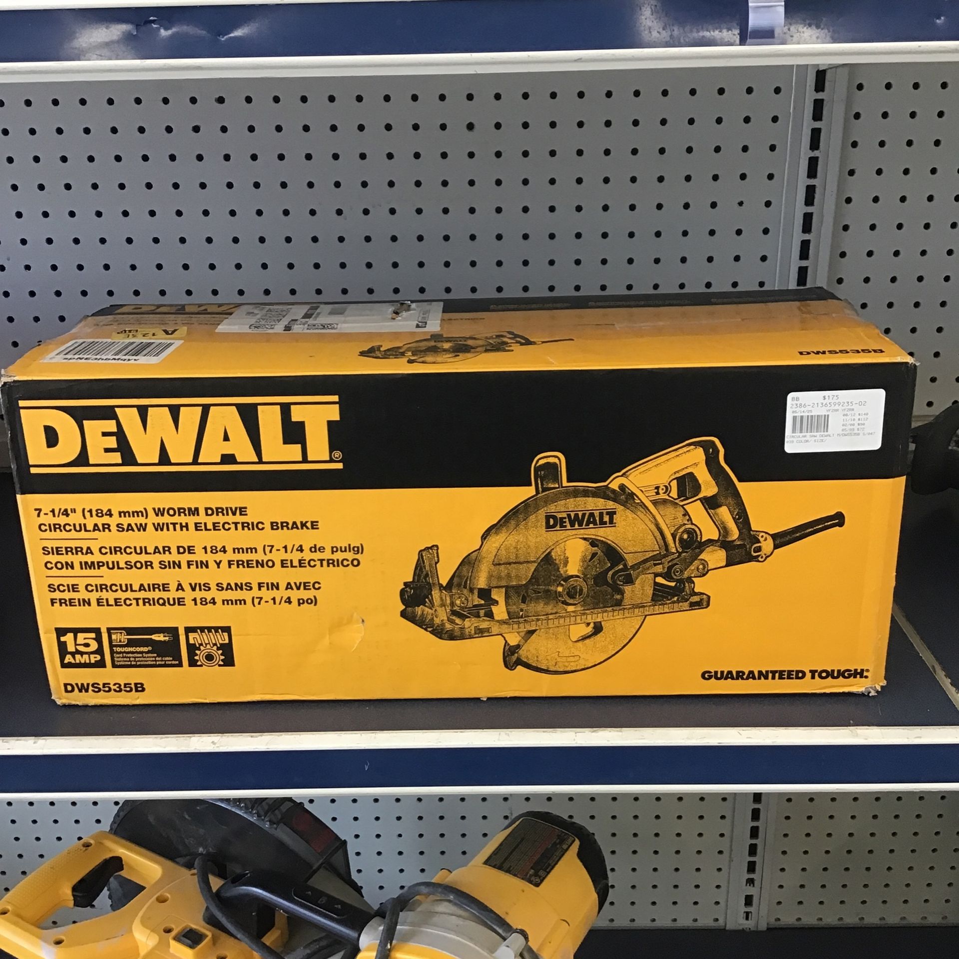 Dewalt Worm Drive Saw With Electric Brake