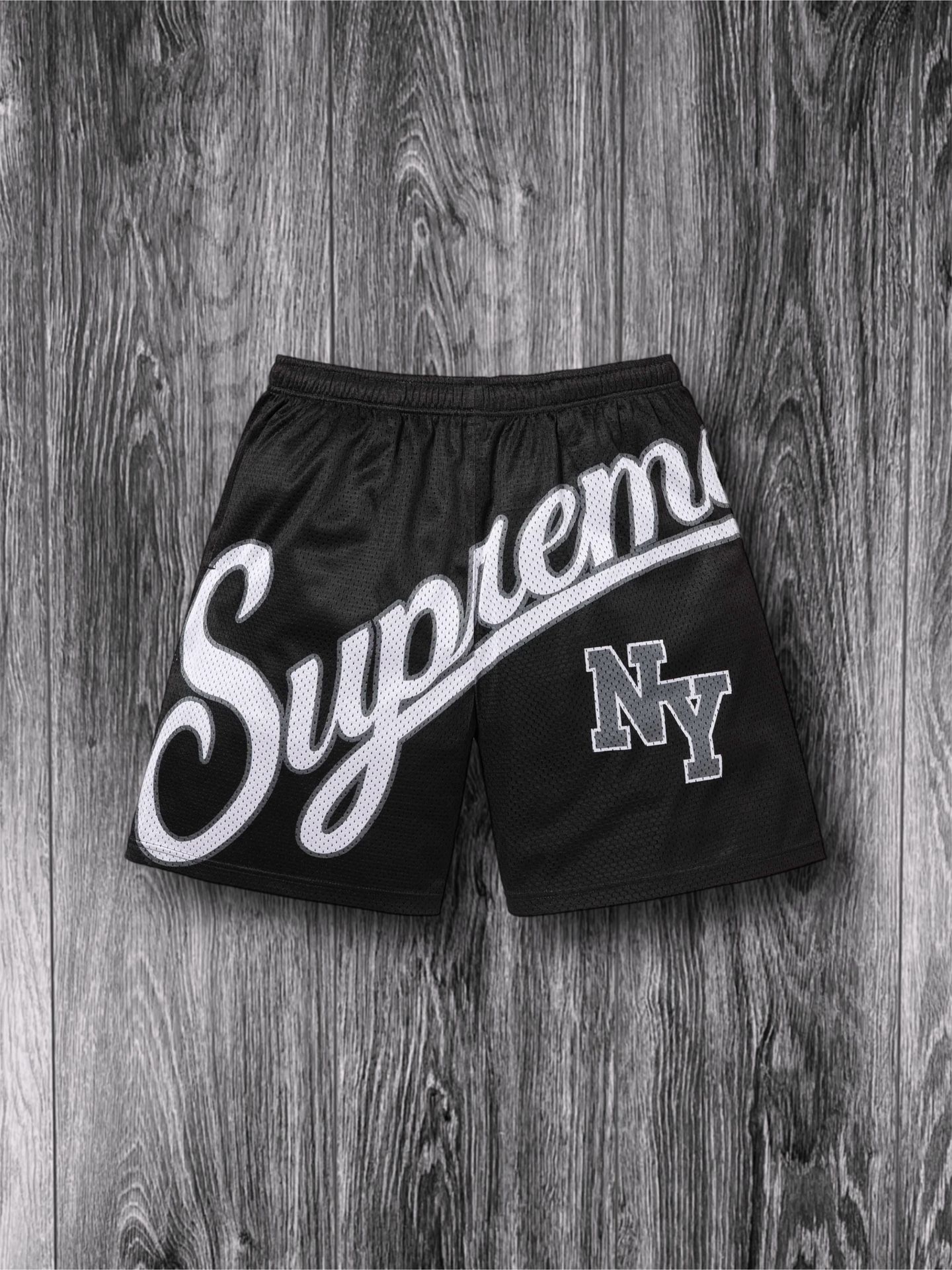 Supreme Big Script Mesh Short ‘Black’ New Size 2XL