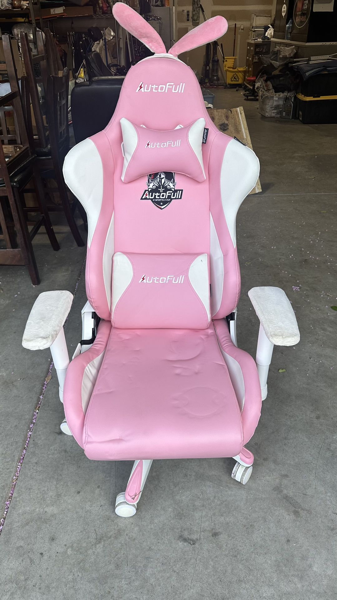 Auto Full Pink Bunny Gamer Chair