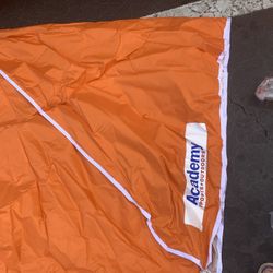 Academy Sports Outdoor Orange Canopy 8ft * 8ft Very Good Condition 
