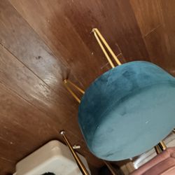 Green And Gold Stool 