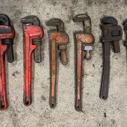 Various Pipe Wrench’s 