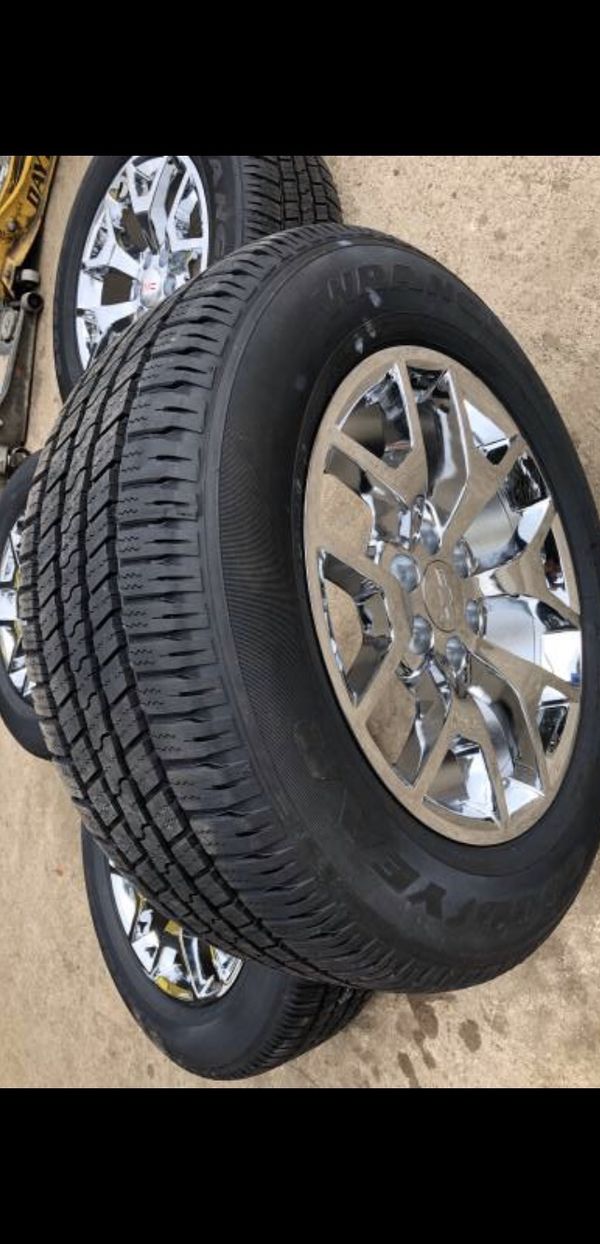 New 20 Chevy Gmc Chrome Rims And New Goodyear Tires 6
