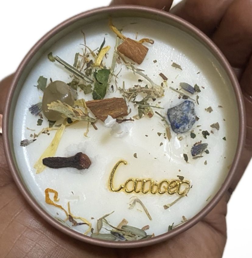 Cancer Zodiac Candle - Home Decor