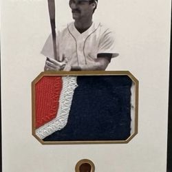 WADE BOGGS /99 REAL GEM & GAME-USED 2024 KEEPSAKE THICK HOF BASEBALL CARD