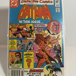 Batman: Detective Comics #515 DC Comics 1982 Newsstand Edition