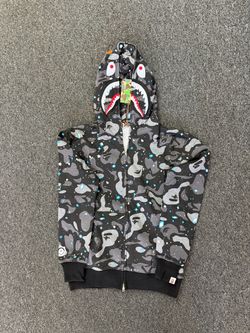 Bape unisex hoodie, black, S/M/L/XL/2XL, new