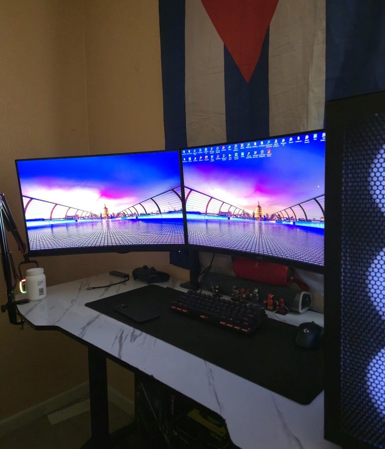 Two 1080P 165Hz Monitors with stand 