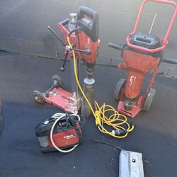 Hilti Core Drill And Breaker/jackhammer
