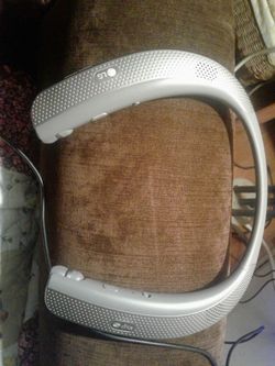 LG Bluetooth speaker and headphone
