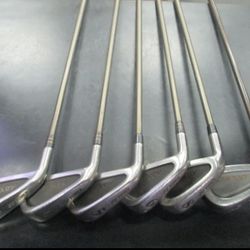 Used Yonex A.D.X. 100i Lefty Iron Set 3-9 (Missing 7 Iron) ( Read the Description )