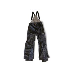 Black Dot-Black Insulated ski or snowboard bib pants Men's L