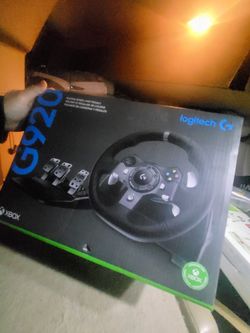 Logitech G920 Wheel and Pedals Bundle for XBOX One, PC, New in box sealed.