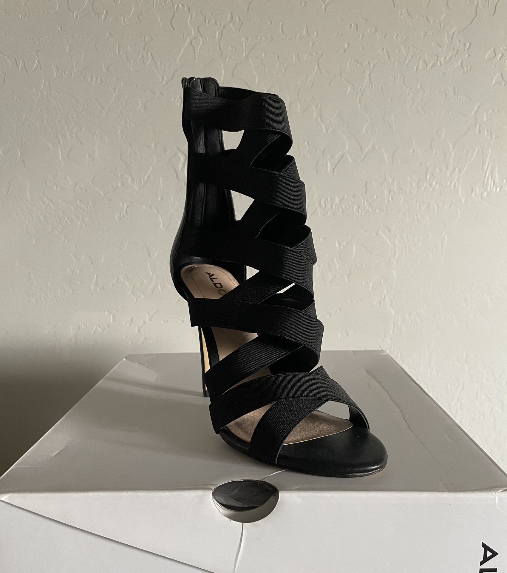 ALDO Women's Black ETHEBETH Heels, Size:7