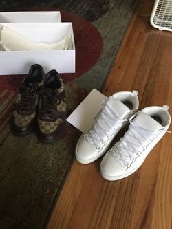 Gucci and balenciga size 11