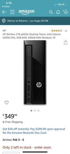 HP SlimeLime desktop