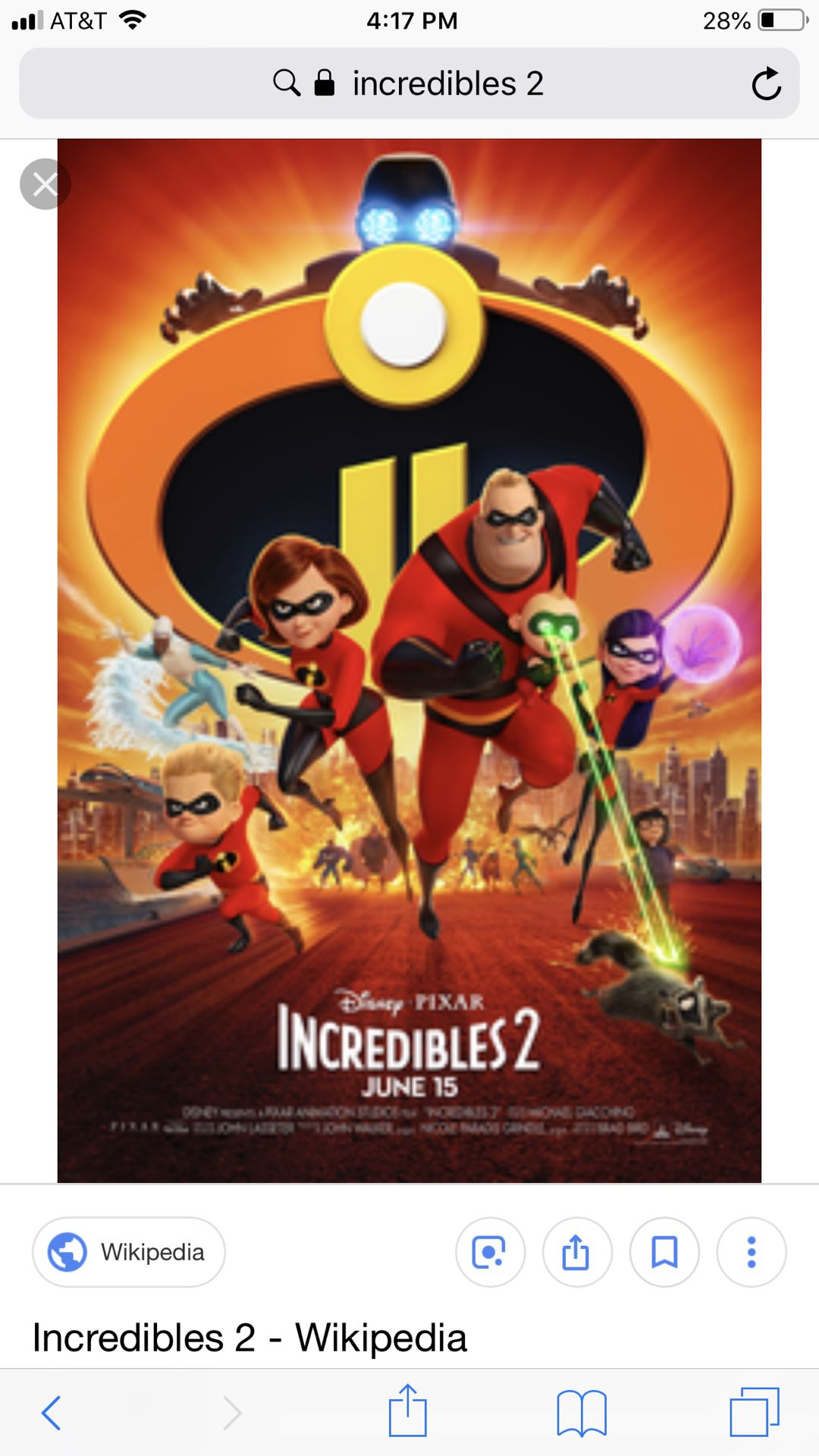 Incredibles 2 dvd