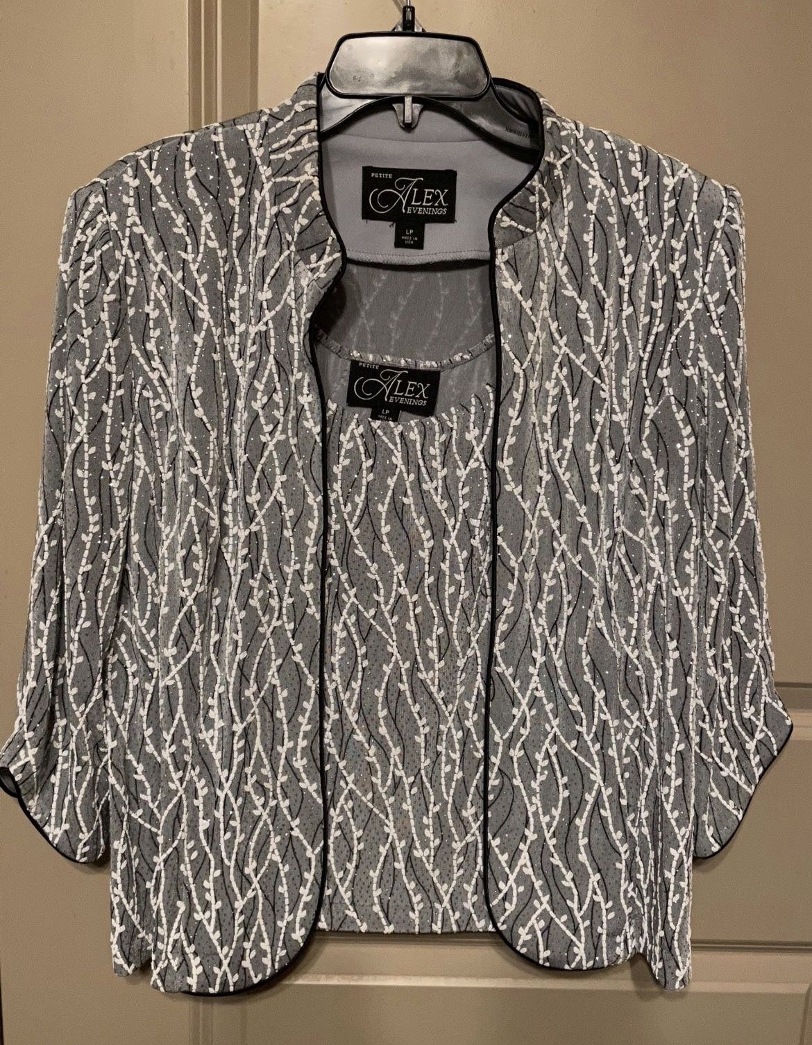 Alex Evenings Twinset - Petite Large- $20