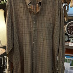 Men’s XL Tommy Hilfiger Long Sleeve Button Front Shirt