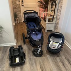 Graco jogger Stroller & Seat Combo