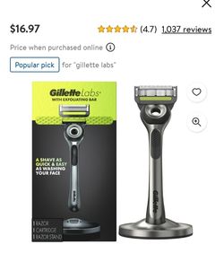 Gillete Labs ( With Exfoliating Bar ) 5 Blades