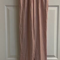 Brand New Rose Pink Elastic Waist Pants Size Small