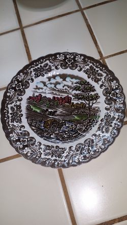 British Anchor Ironstone Plate