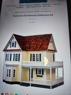Victorian dollhouse. From Real Toys.