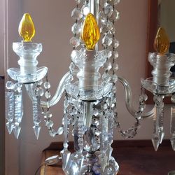 Swarovski (Circa 1920's) Crystal Table Candelabra