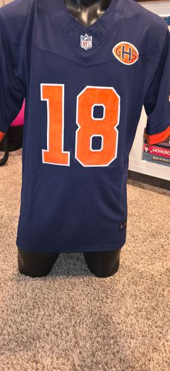 NFL Rivalries Chicago Bears Caleb Williams #18Navy Blue Stitched Jersey - Size M / L / XL /XXL/XXXL