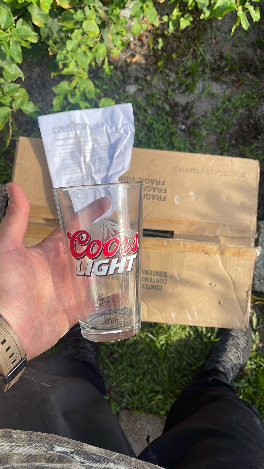 Glass Cups Have Been Sitting In Garage For Years