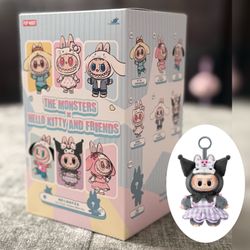 POP MART Labubu x Hello Kitty and Friends Series Plush Pendant