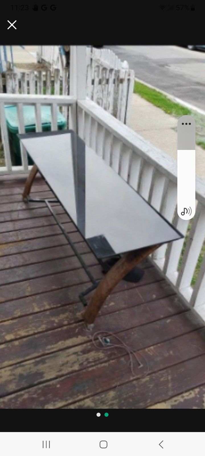 New Fancy Glass Tv Table