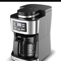 Gourmia 12-Cup Grind & Brew Coffee Maker with Integrated Grinder