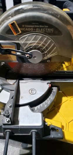 Chicago Electric 10-inch Compound Slide Miter Saw