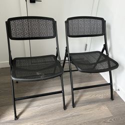 Mity-Lite Folding Chairs Black 