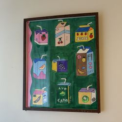 Juice Themes Colorful Wall Painting