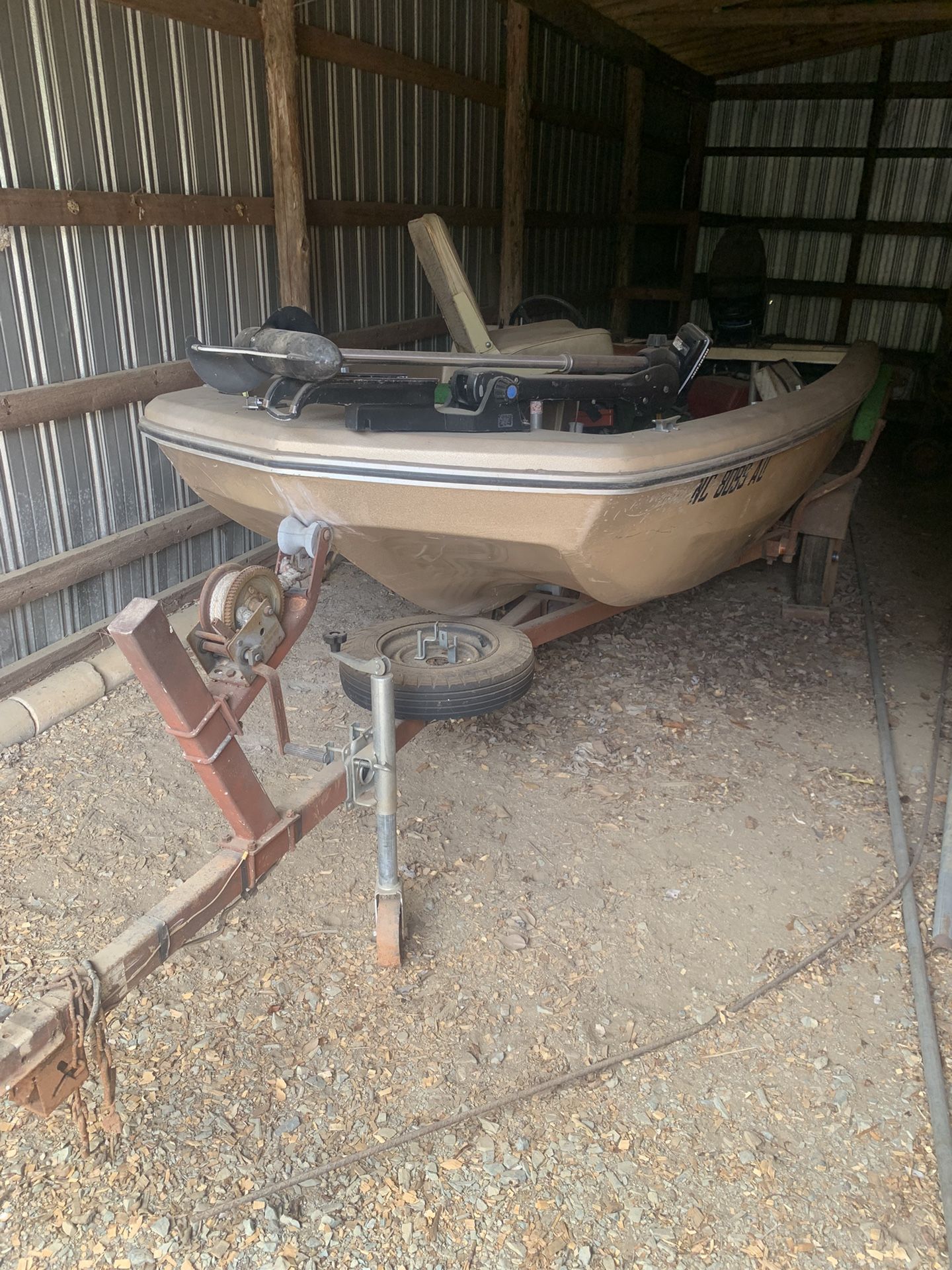 Boat And Trailer For Sale 70Hp Mercury Outboard