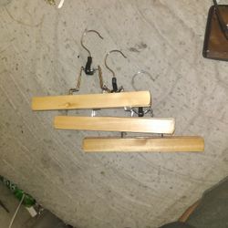 Wooden Clamp Hangers