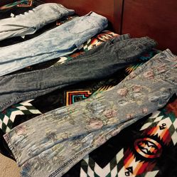 Acid Wash and Floral Assorted Jeans Collection.