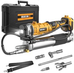 Cordless Grease Gun Compatible with DeWalt 20V Battery, (tool only, no battery)