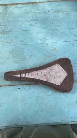 Vintage Mesinger banana seat for girls bike, 1970s