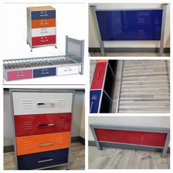 Pottery Barn  Locker Room Style Twin Bedroom Set