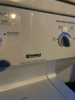 Washer and dryer