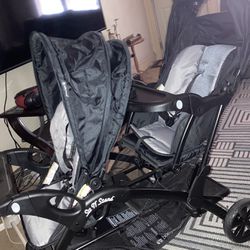 Sit and stand baby trend Double stroller 