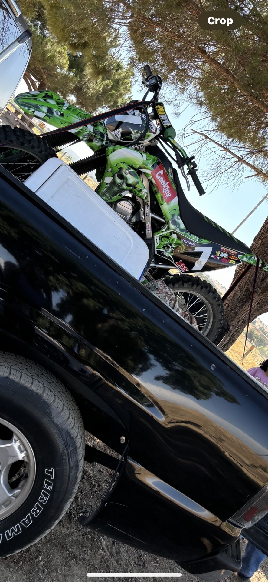 Kawasaki Dirt Bike Green