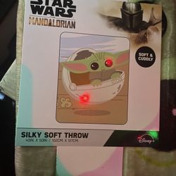 Kids plush Blanket Mandalorian