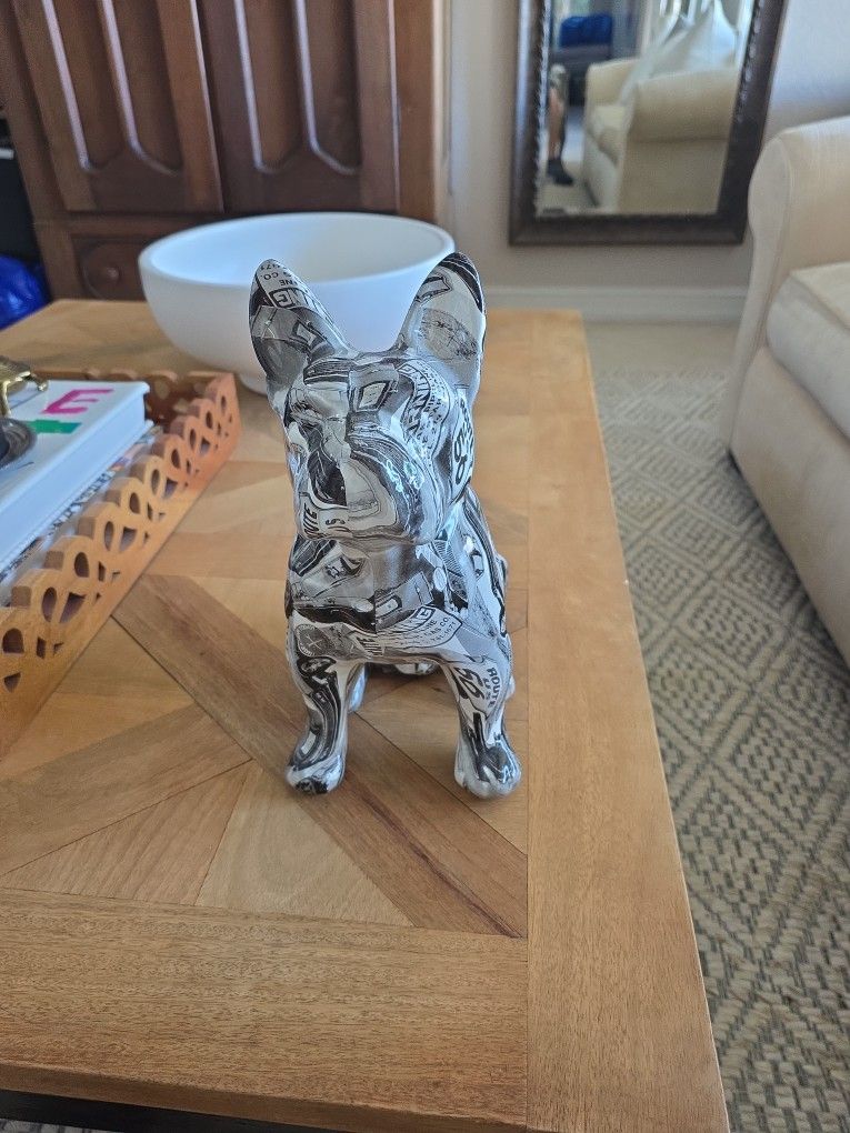 Graffiti French Bulldog Statue